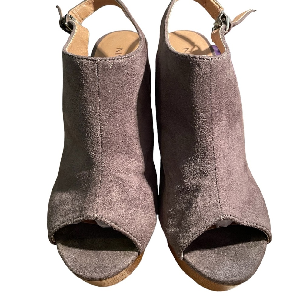 Nine West platform wedges.